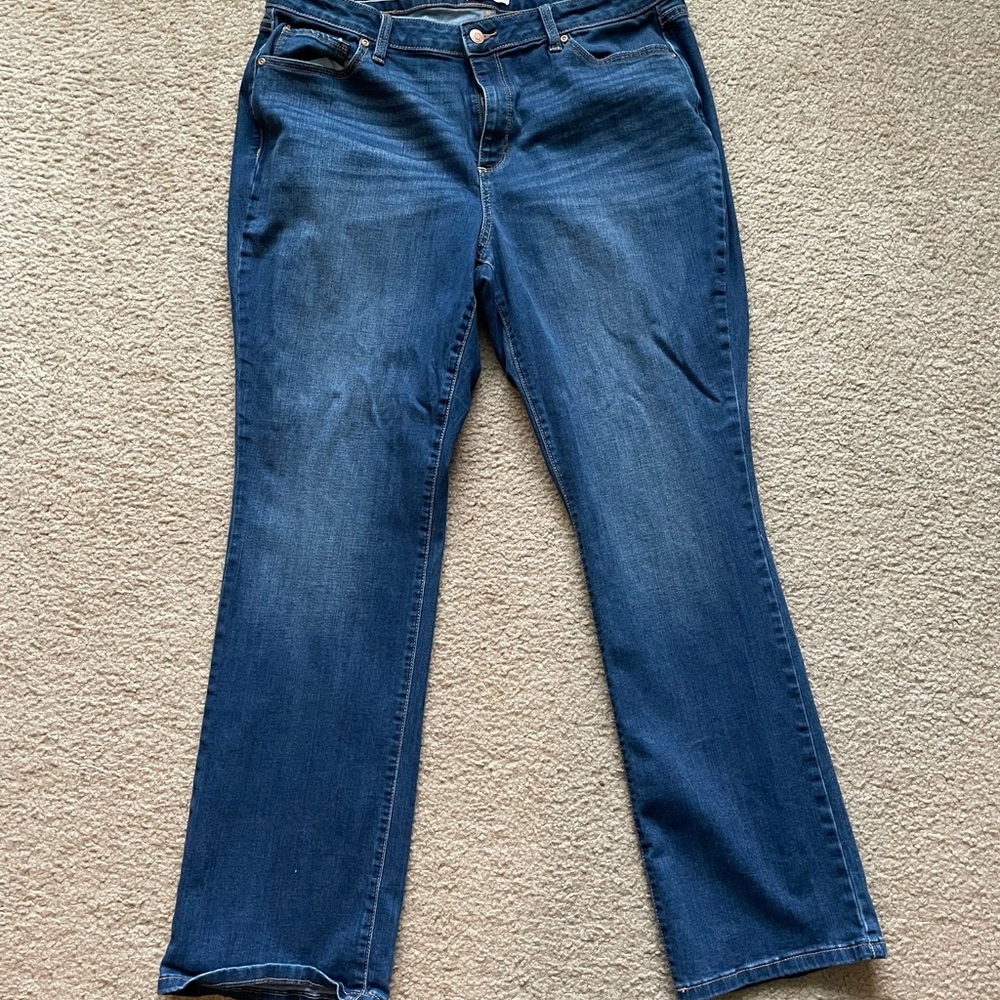 Sonoma size 18- curvy bootcut jeans
